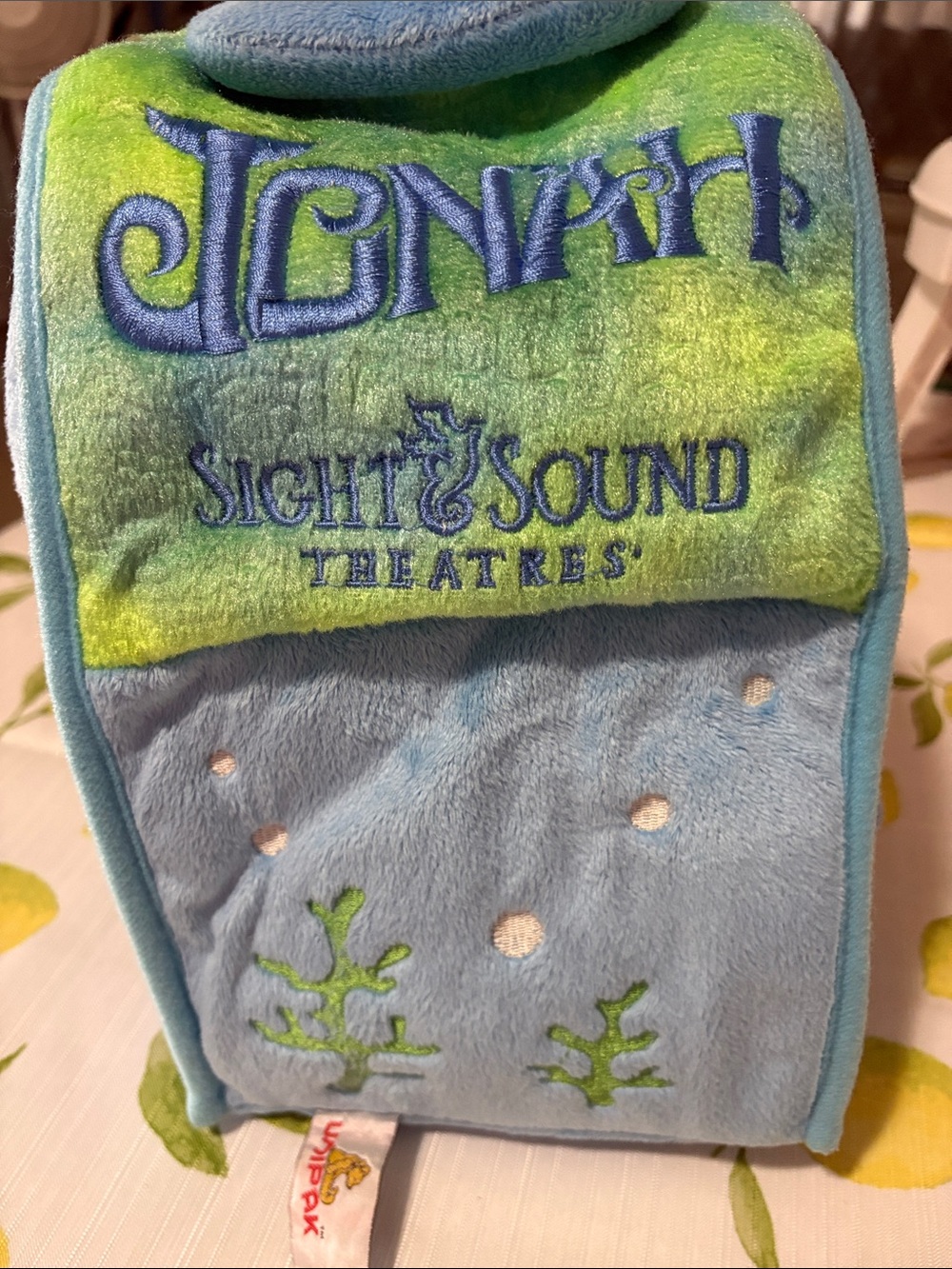 Sight & Sound Theatres Jonah Plush Toy - Blue & Green